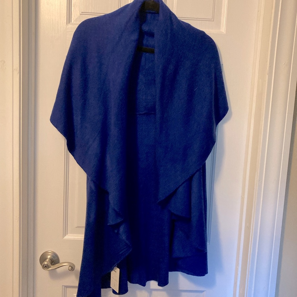 NWT- royal blue wrap/shawl